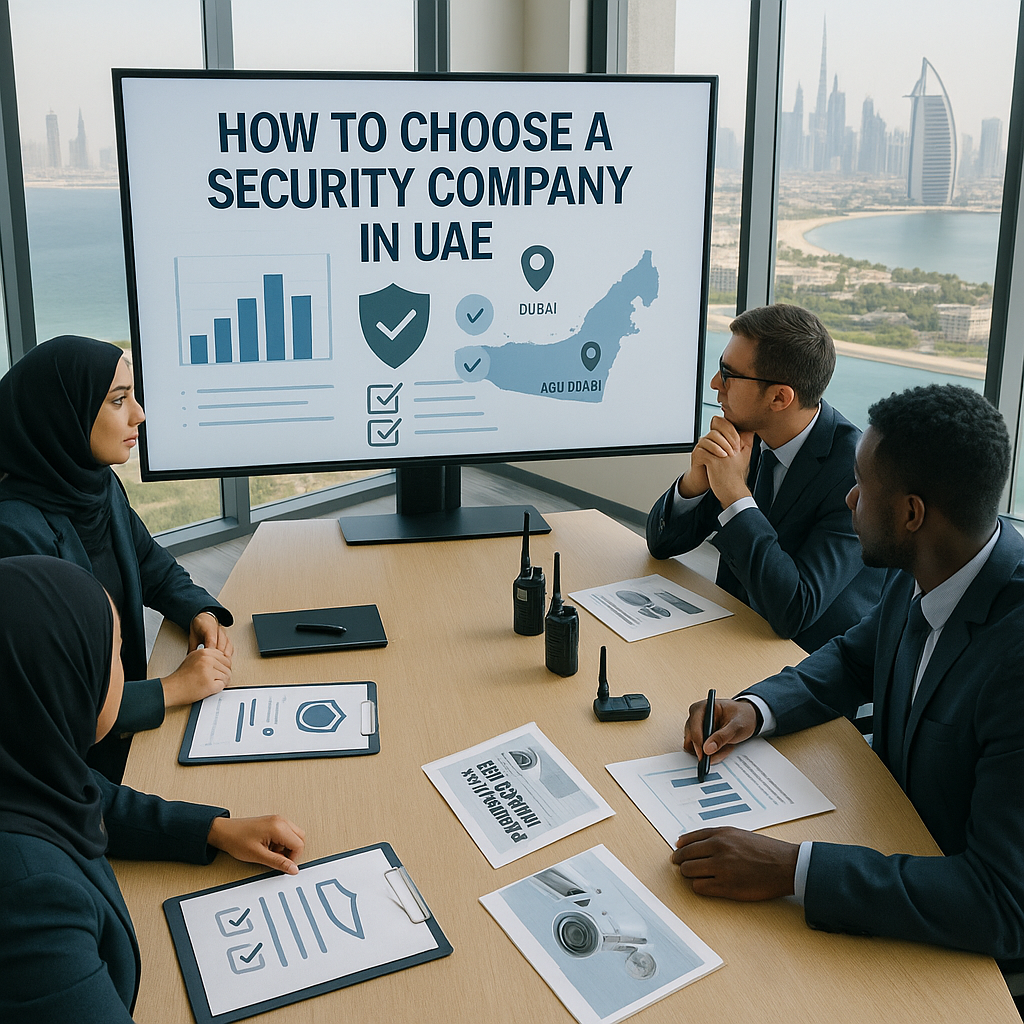 how to choose a security company in uae