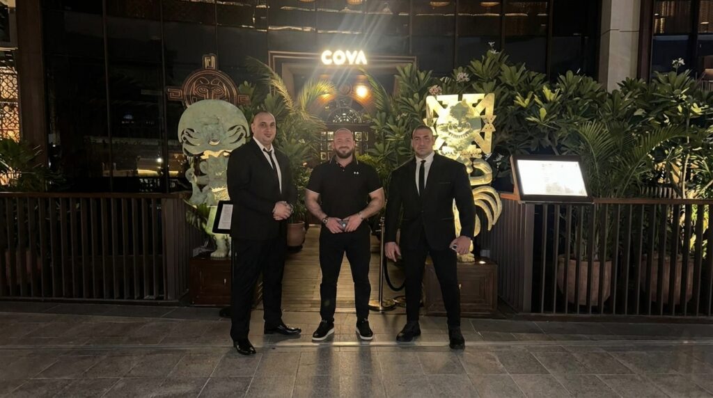 Professional event security services in Dubai with SIRA licensed guards managing crowd at corporate conference