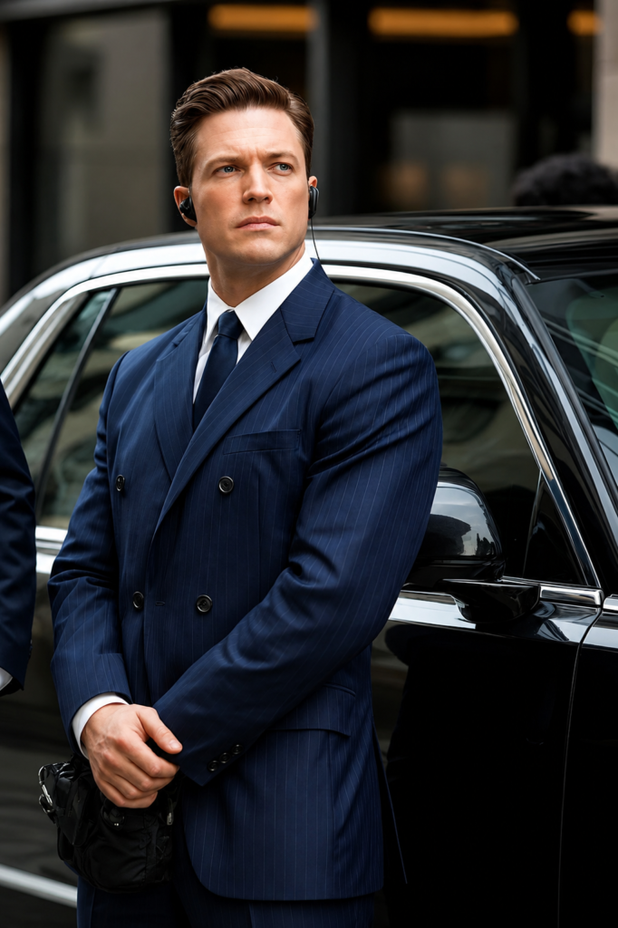 Vraaas Security officer conducting guest access control at Dubai hotel reception